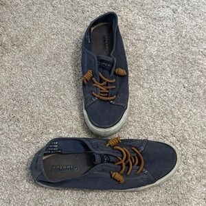 Sperry Dark Blue Boat Shoes